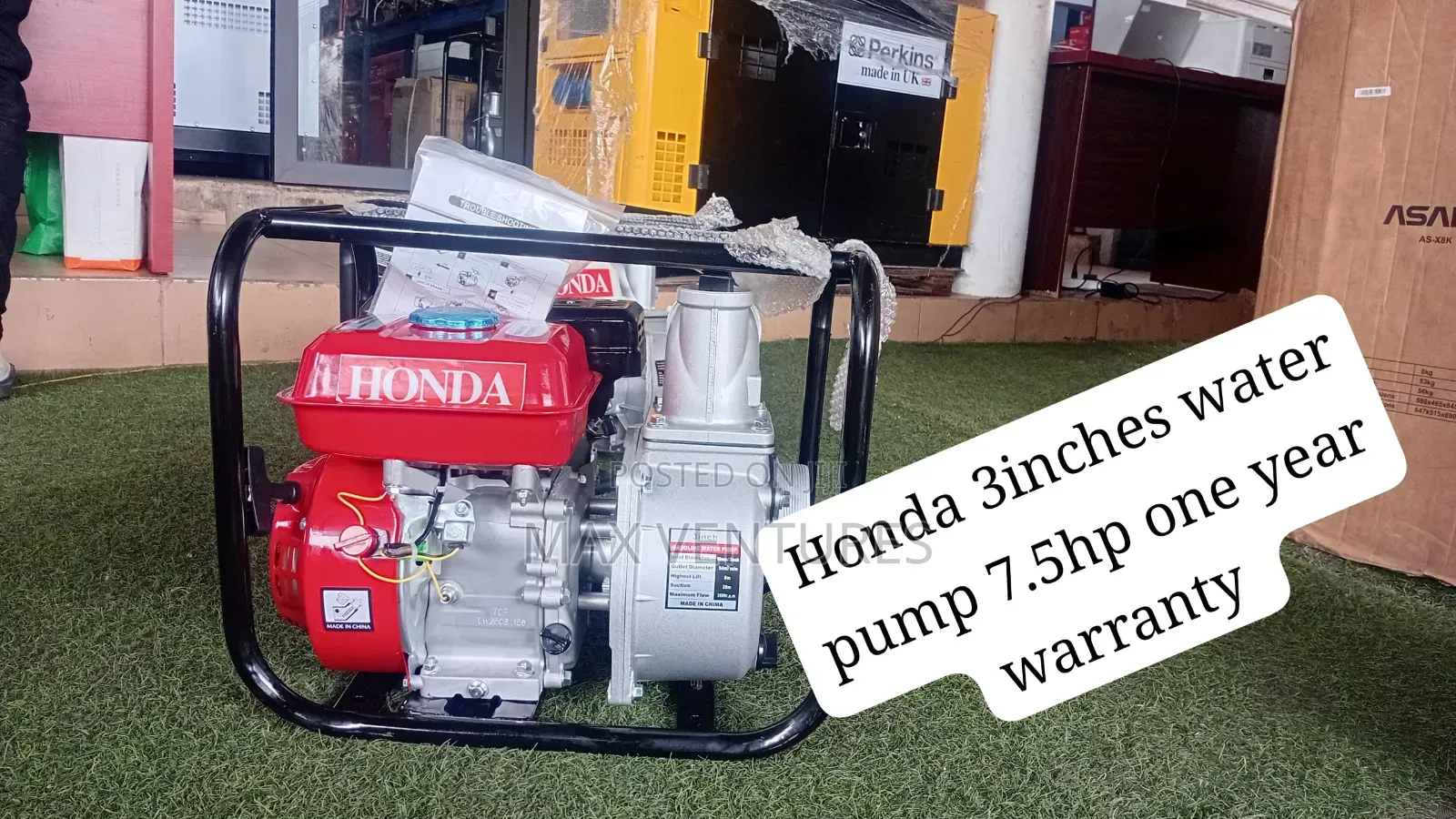 Honda 7.5hp 3-Inch Fast Flow Water Pump