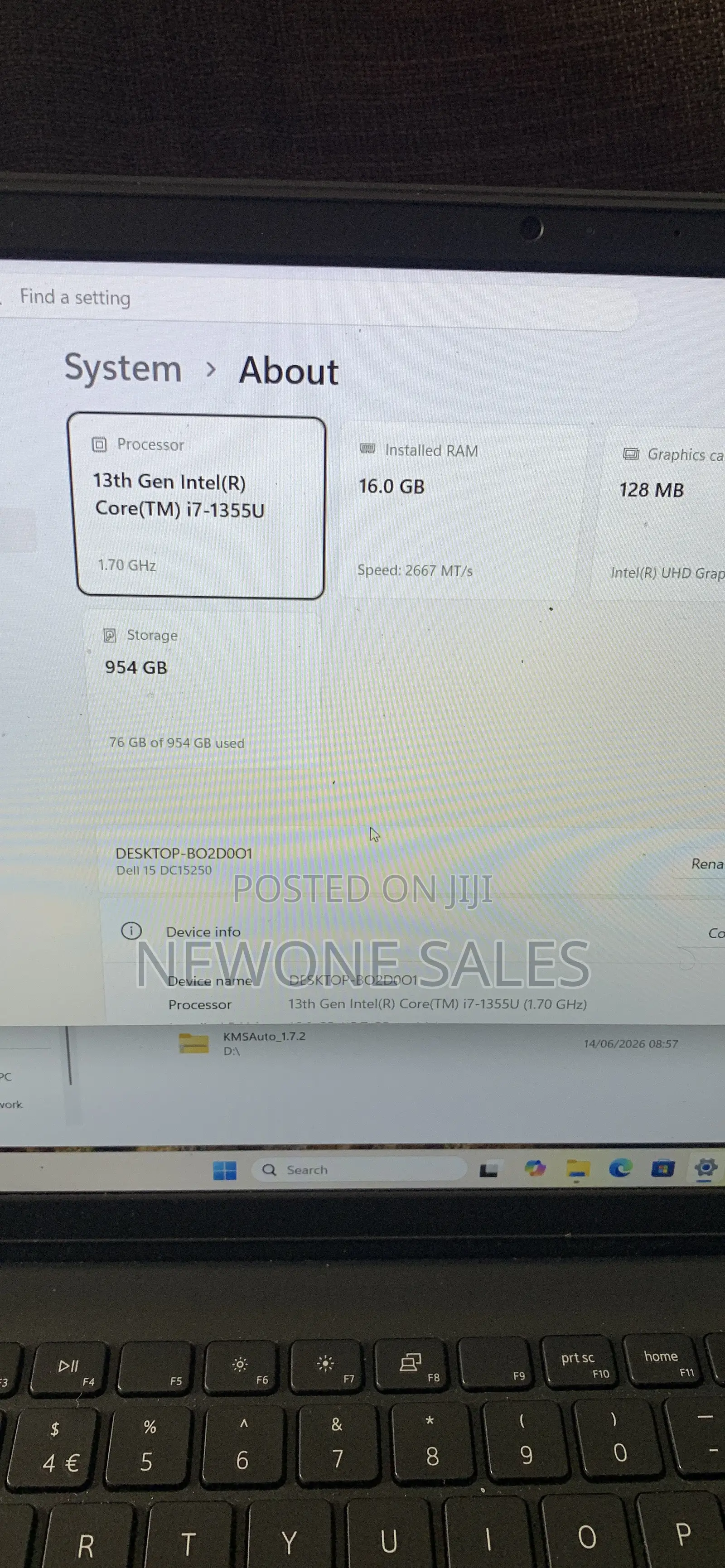 Laptop Dell Inspiron 15 16GB Intel Core i7 SSD 1T