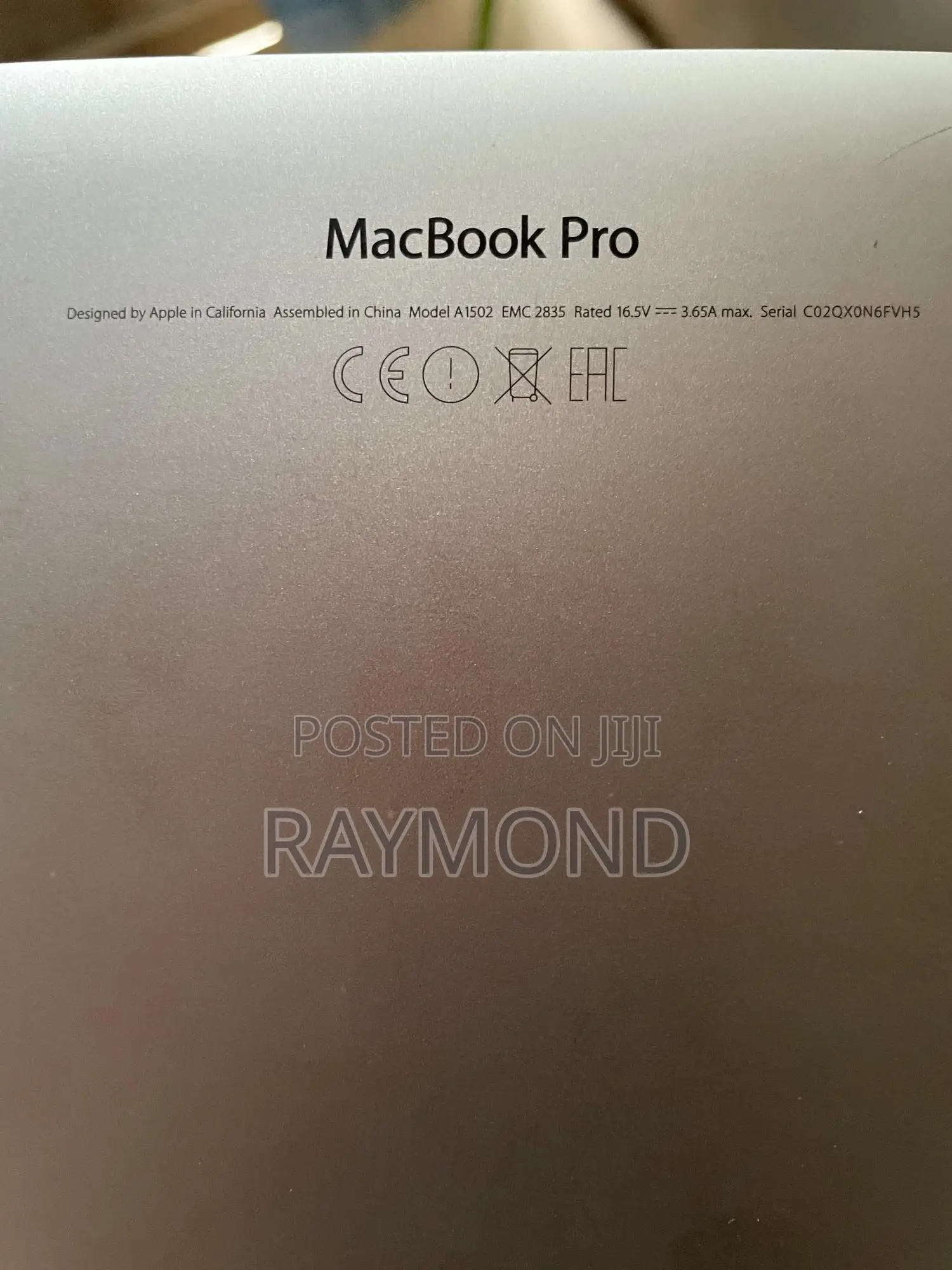 Laptop Apple MacBook Pro 2015 8GB Intel Core i5 SSD 256GB