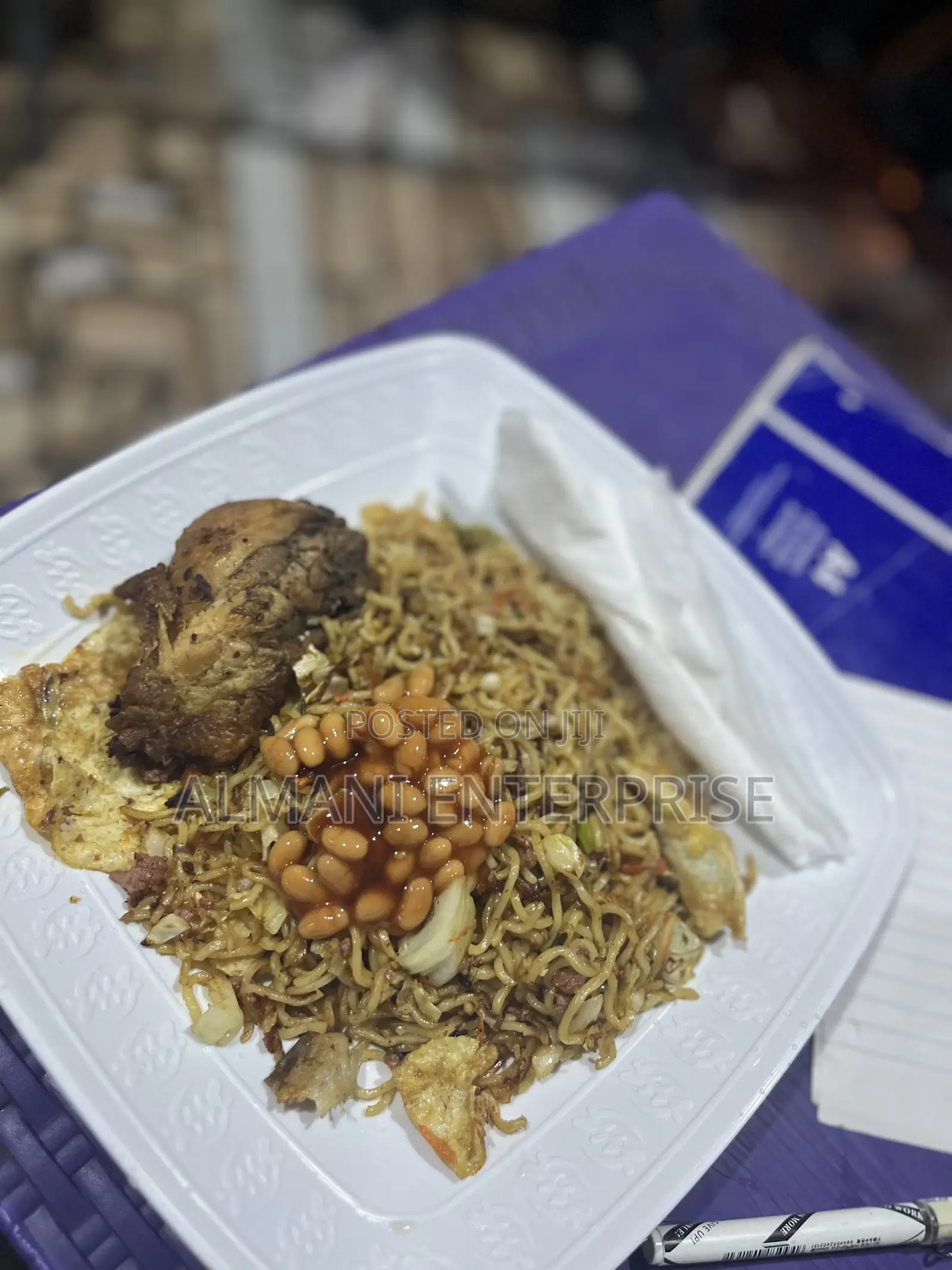 Pubside Chek Chek Fried Rice , Indomie and Spaghetti