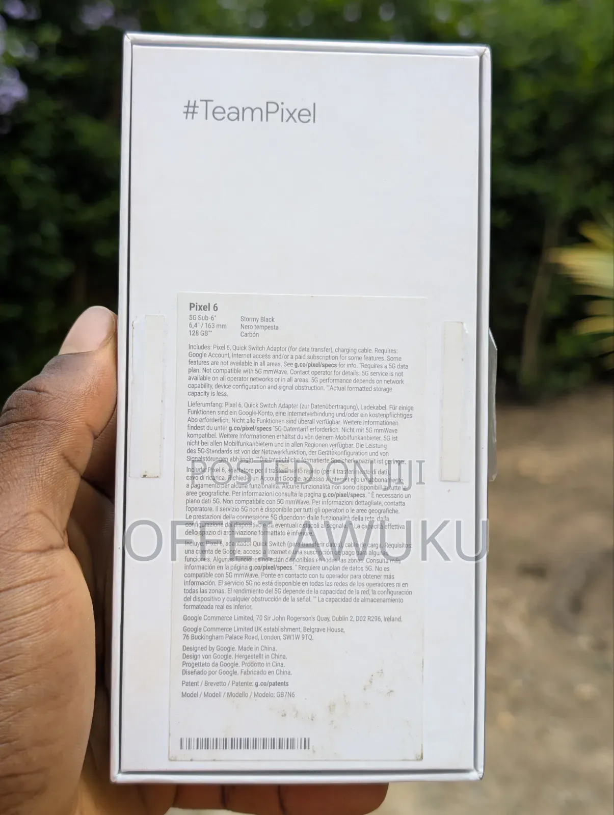 Google Pixel 6 128 GB Black
