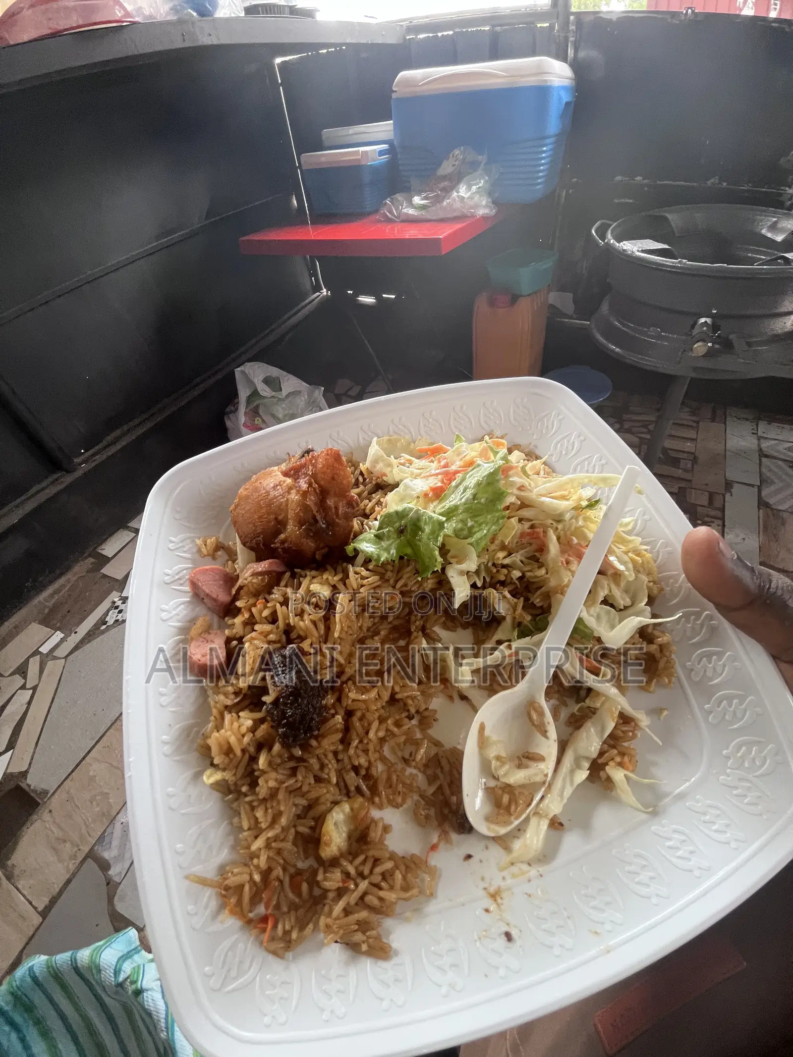 Pubside Chek Chek Fried Rice , Indomie and Spaghetti