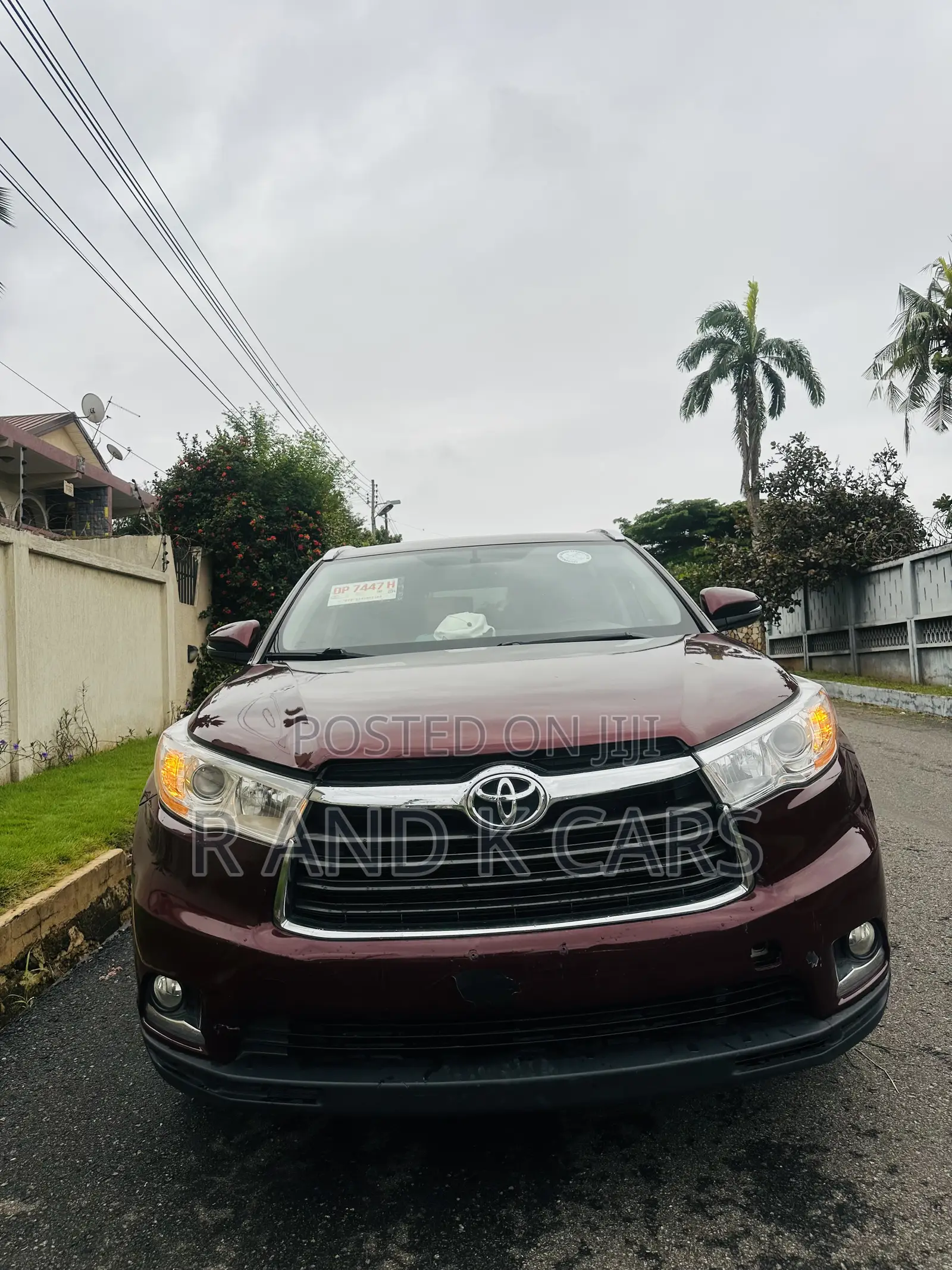 Toyota Highlander Limited Platinum V6 4x2 (3.5L 6cyl 6A) 2016 Red