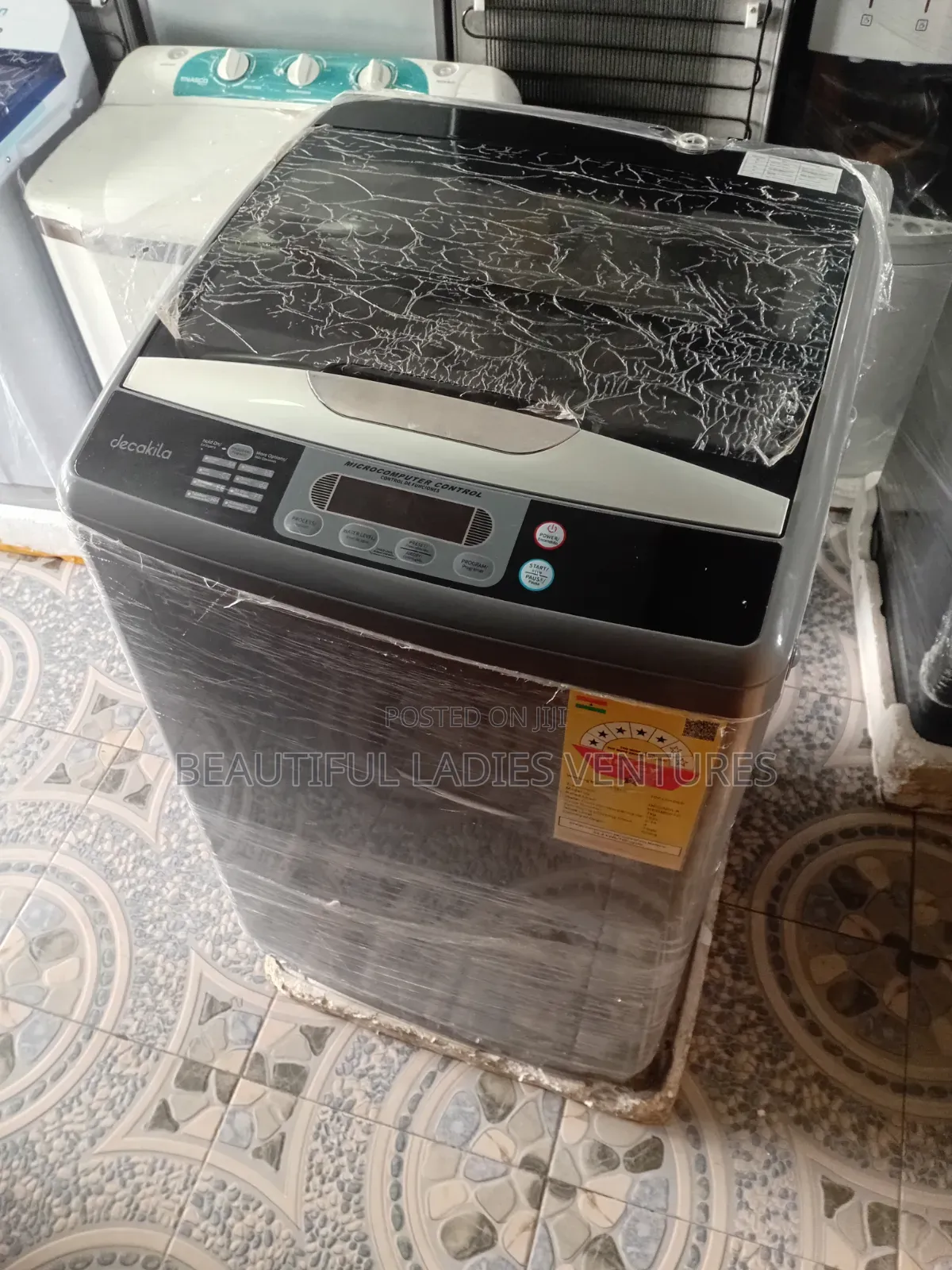 Decakila Energy-Efficient Top Load Washer