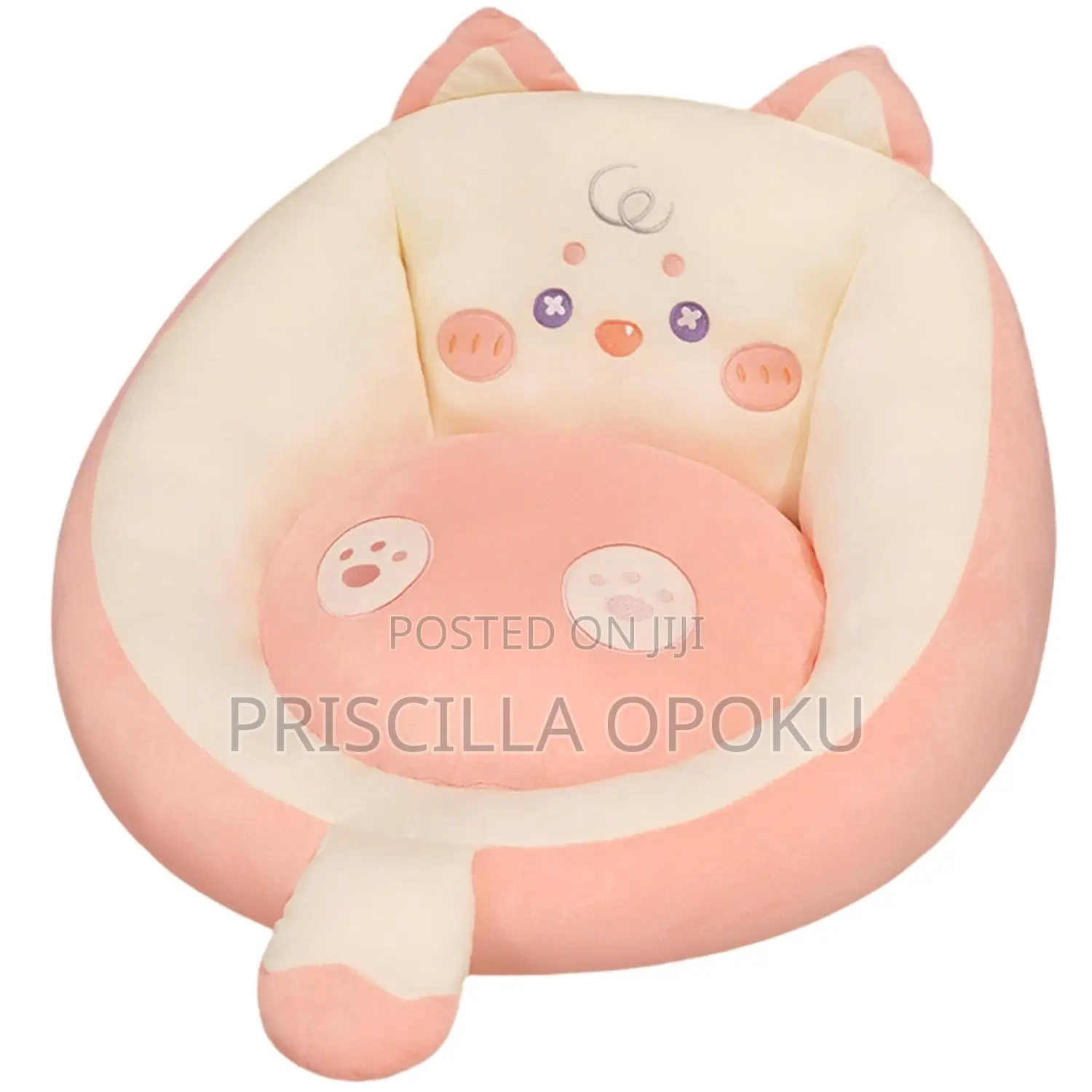 Cute Cartoon Cat Cushion for Home, Offices, Floor Tatami Seat