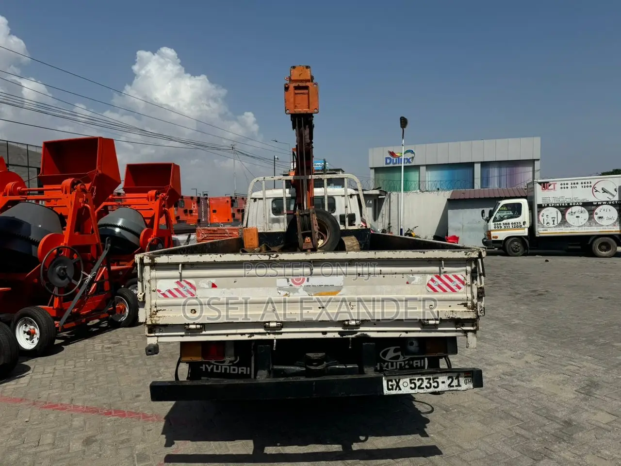 Hyundai Mighty 3ton Crane Car