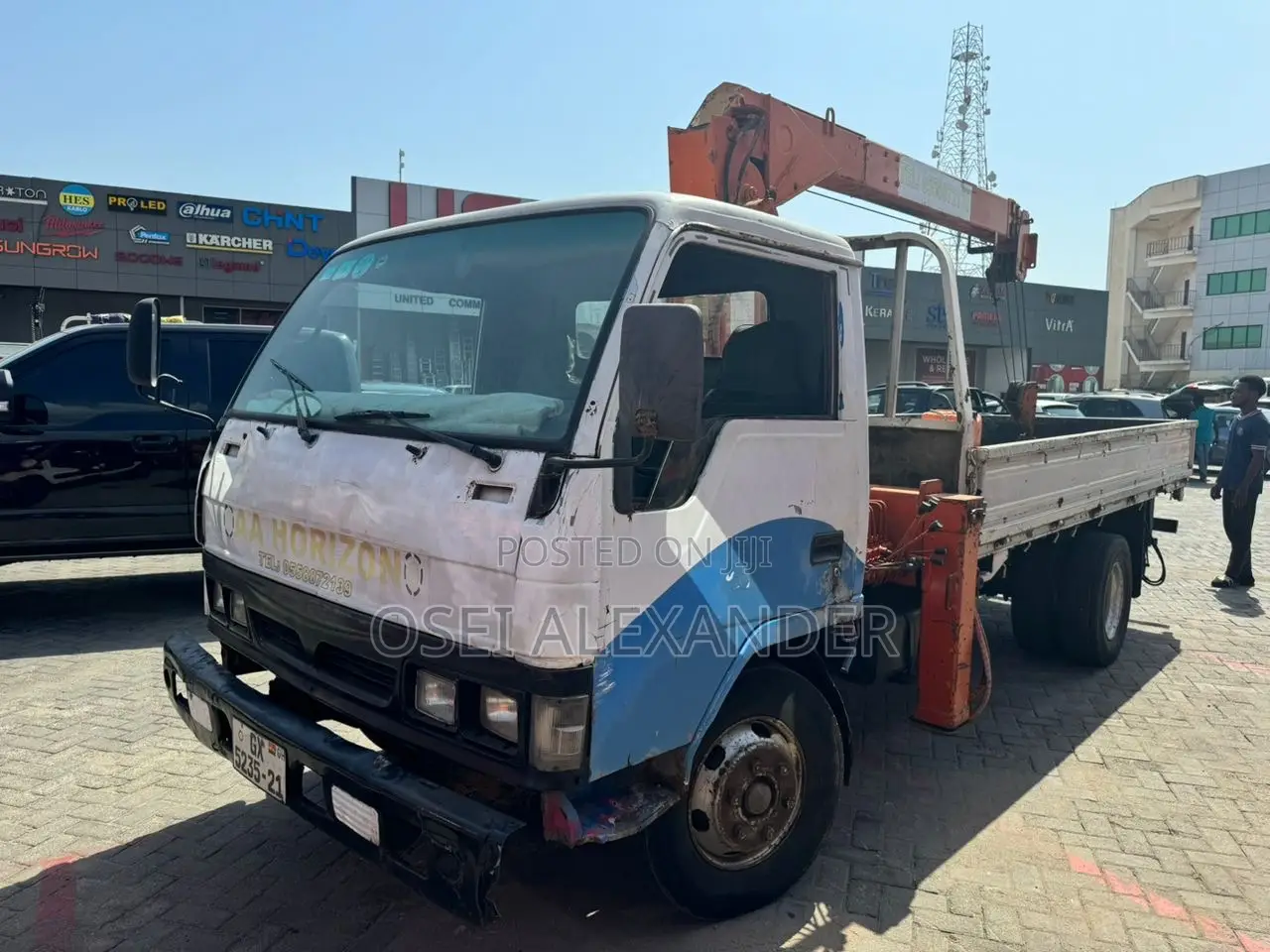 Hyundai Mighty 3ton Crane Car