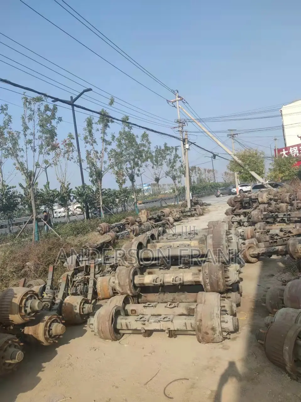 Used Trailer Axle in Good Condition