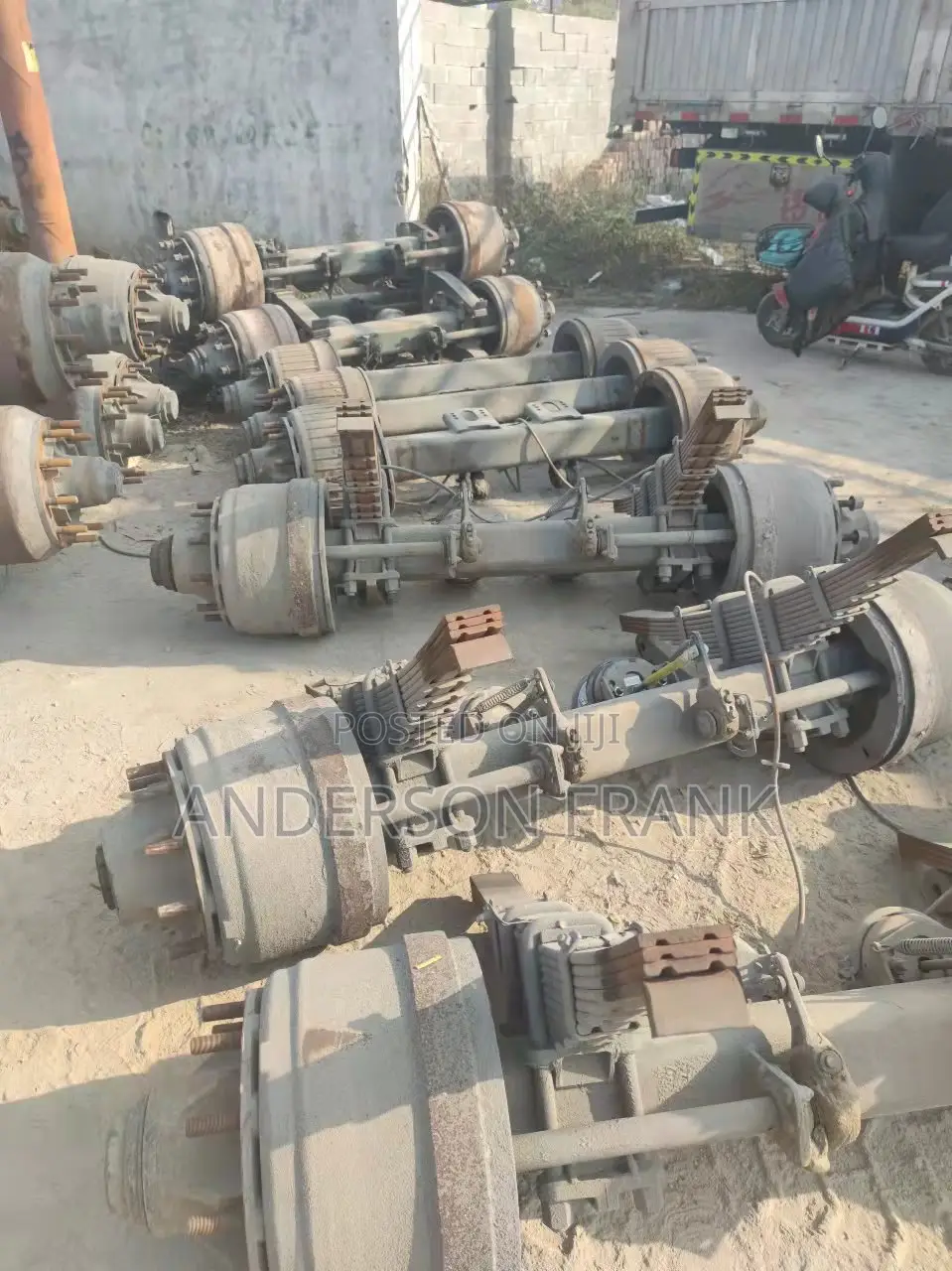 Used Trailer Axle in Good Condition