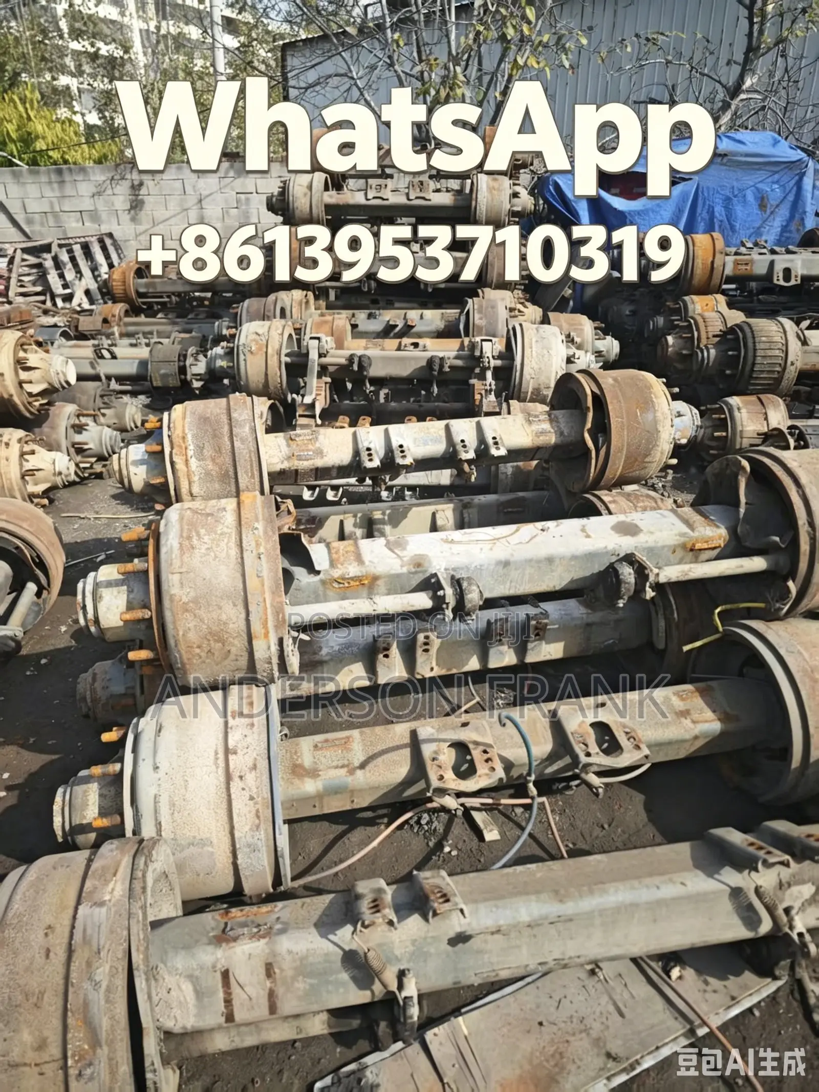 Used Trailer Axle in Good Condition