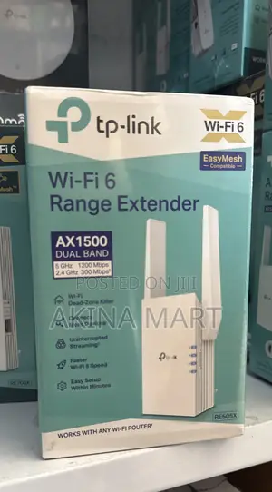 Re505x Tp Link Range Extender Re505x Ax1500 Dual Band