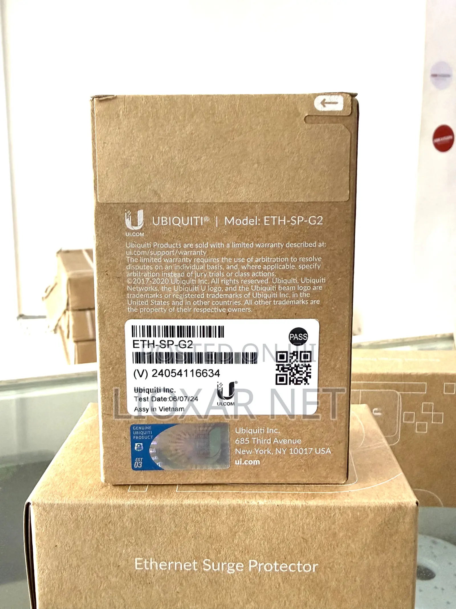 Ubiquiti Eth-Sp-G2 2.5gbe 10ka Poe Ethernet Surge Protector