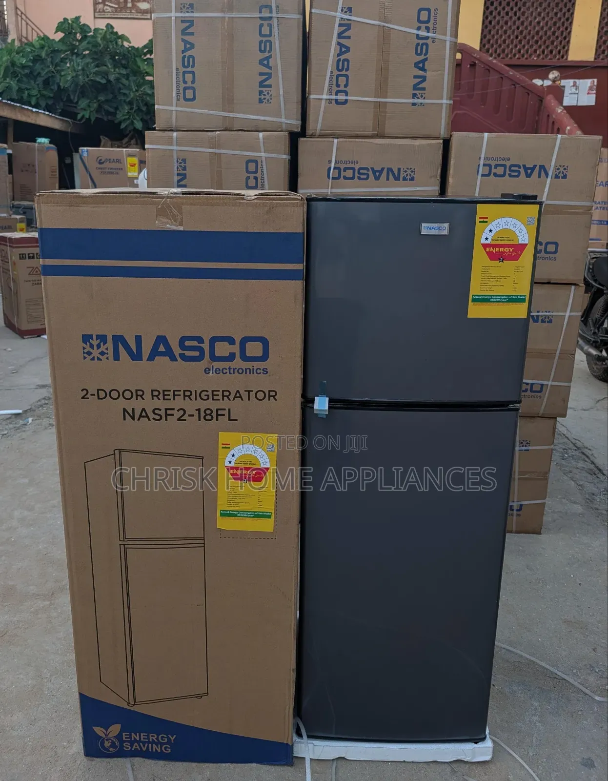 Nasco Nasf2-18fl Top Mount Refrigerator – 158l