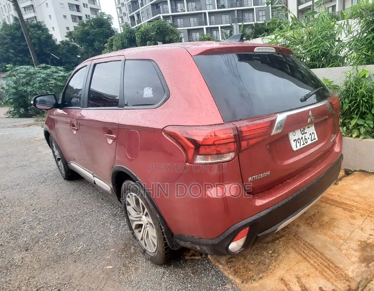 Mitsubishi Outlander 2017 Burgundy