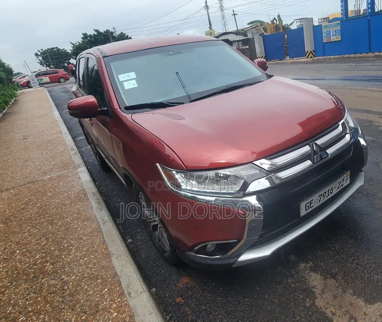 Mitsubishi Outlander 2017 Burgundy