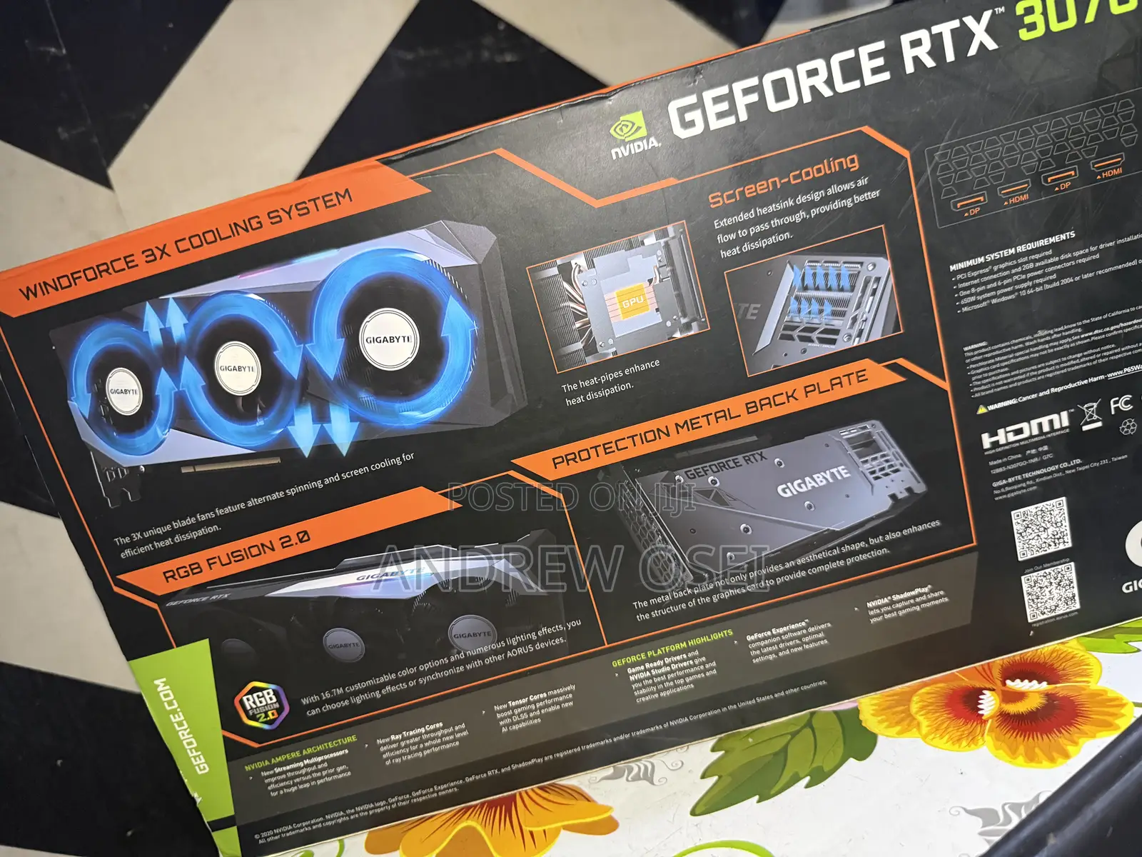 Gigabyte Geforce RTX 3070