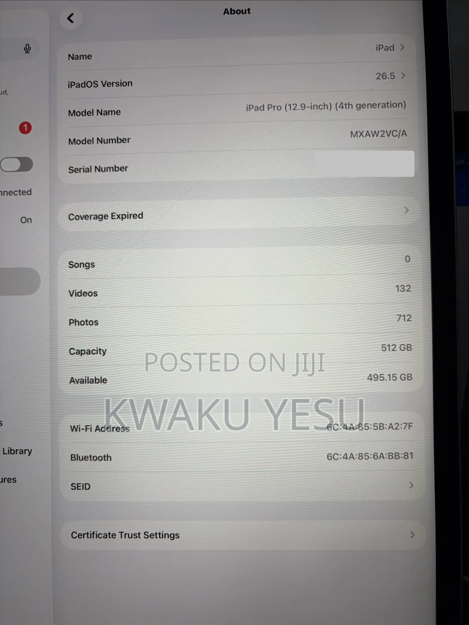 Apple iPad Pro 12.9 (2021) 128 GB Silver