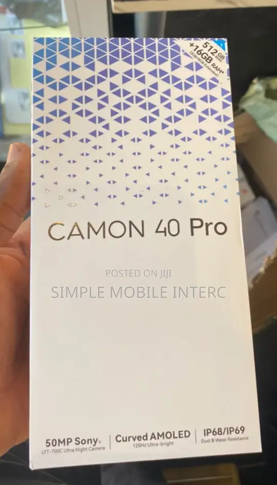 New Tecno Camon 40 Pro 5G 256 GB Gray