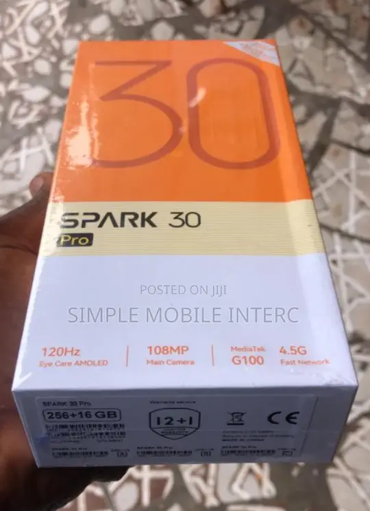New Tecno Spark 30 Pro 256 GB Gold