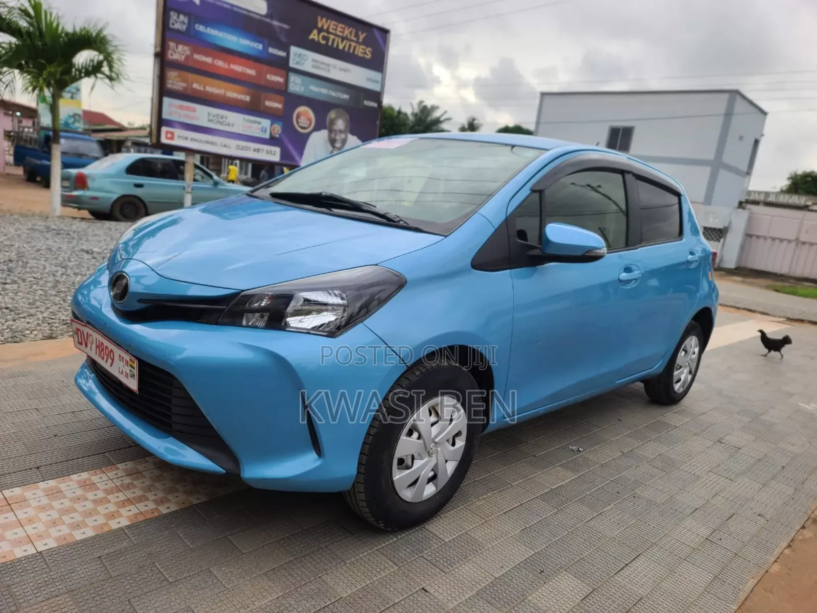 Toyota Vitz 2015 Blue