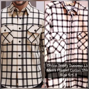 Men's Plaid Shirt With Checkered Pattern