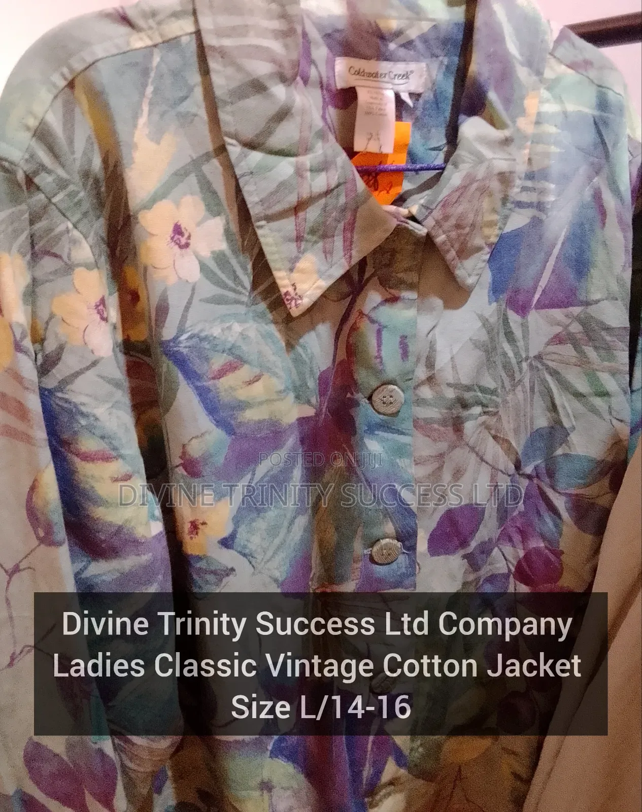 Ladies Vintage Cotton Shacket