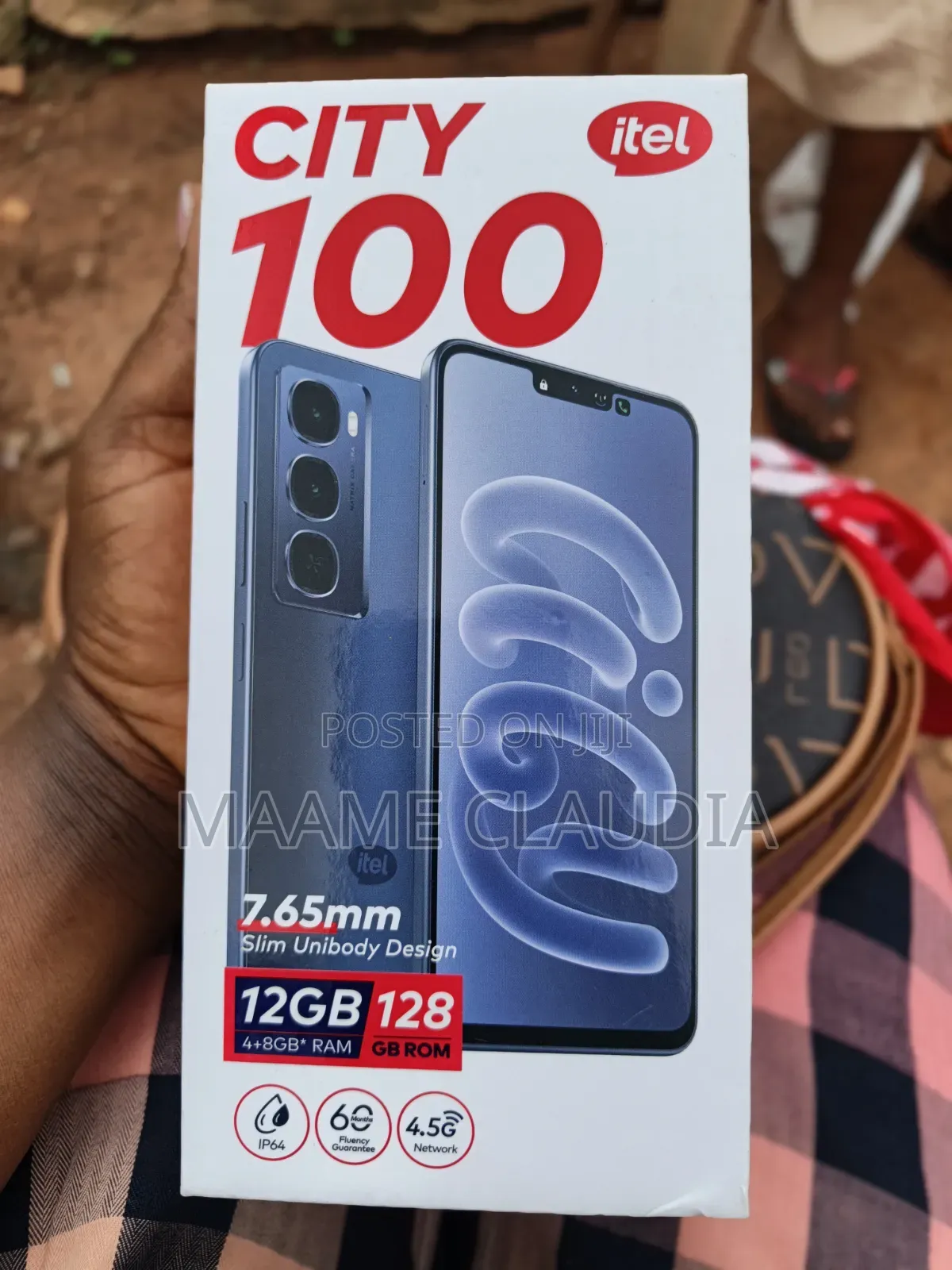 New Itel City 100 128 GB Black