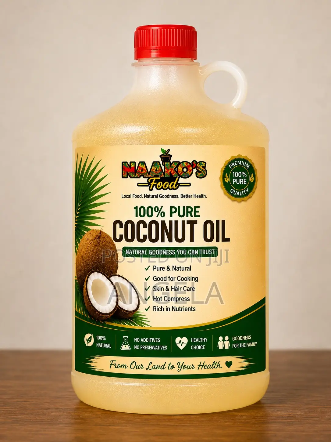 Naako’S Food Purely Organic Coconut Oil and Dzomi Oil