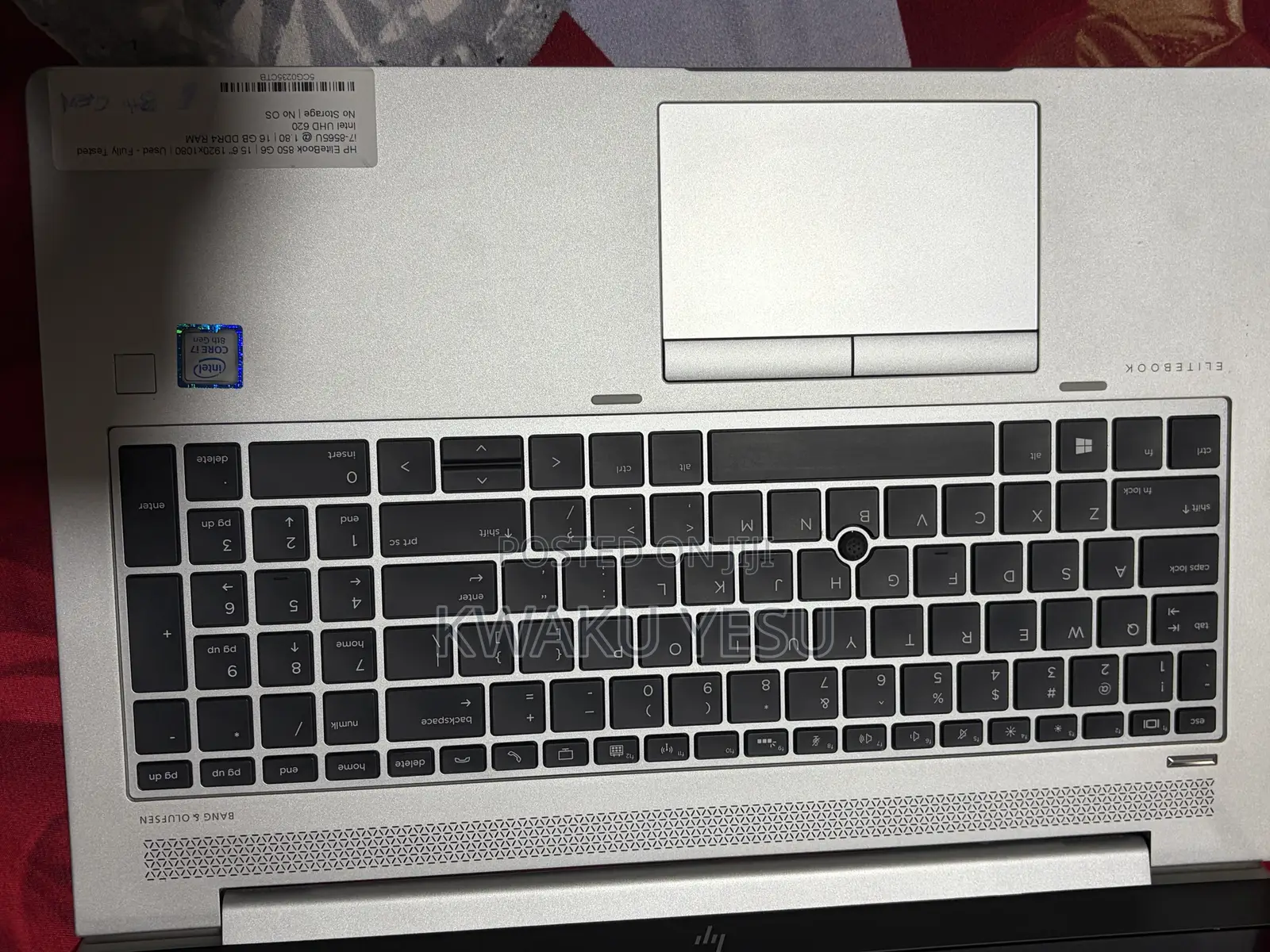Laptop HP EliteBook 850 G5 16GB Intel Core i7 SSD 512GB