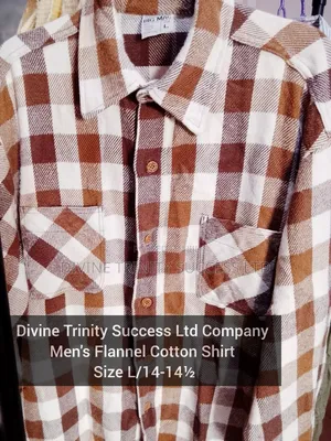 Men's Flannel Checkered Pattern Shirt