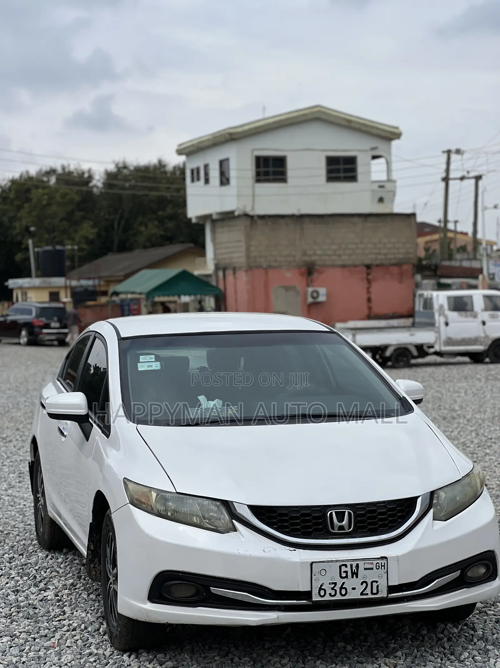 Honda Civic LX 4dr Sedan (1.8L 4cyl CVT) 2014 White