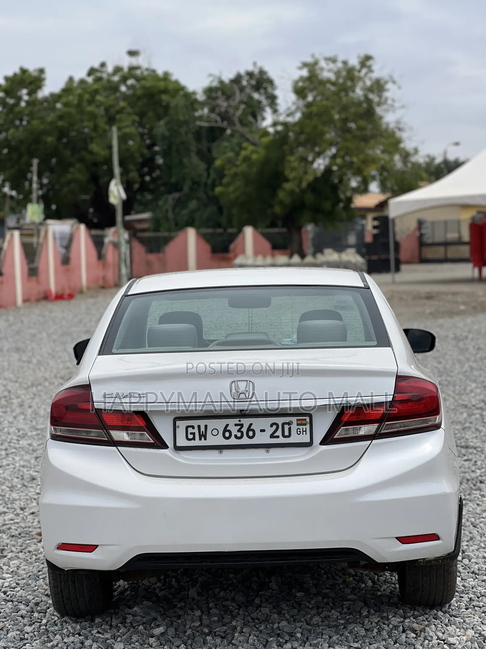 Honda Civic LX 4dr Sedan (1.8L 4cyl CVT) 2014 White