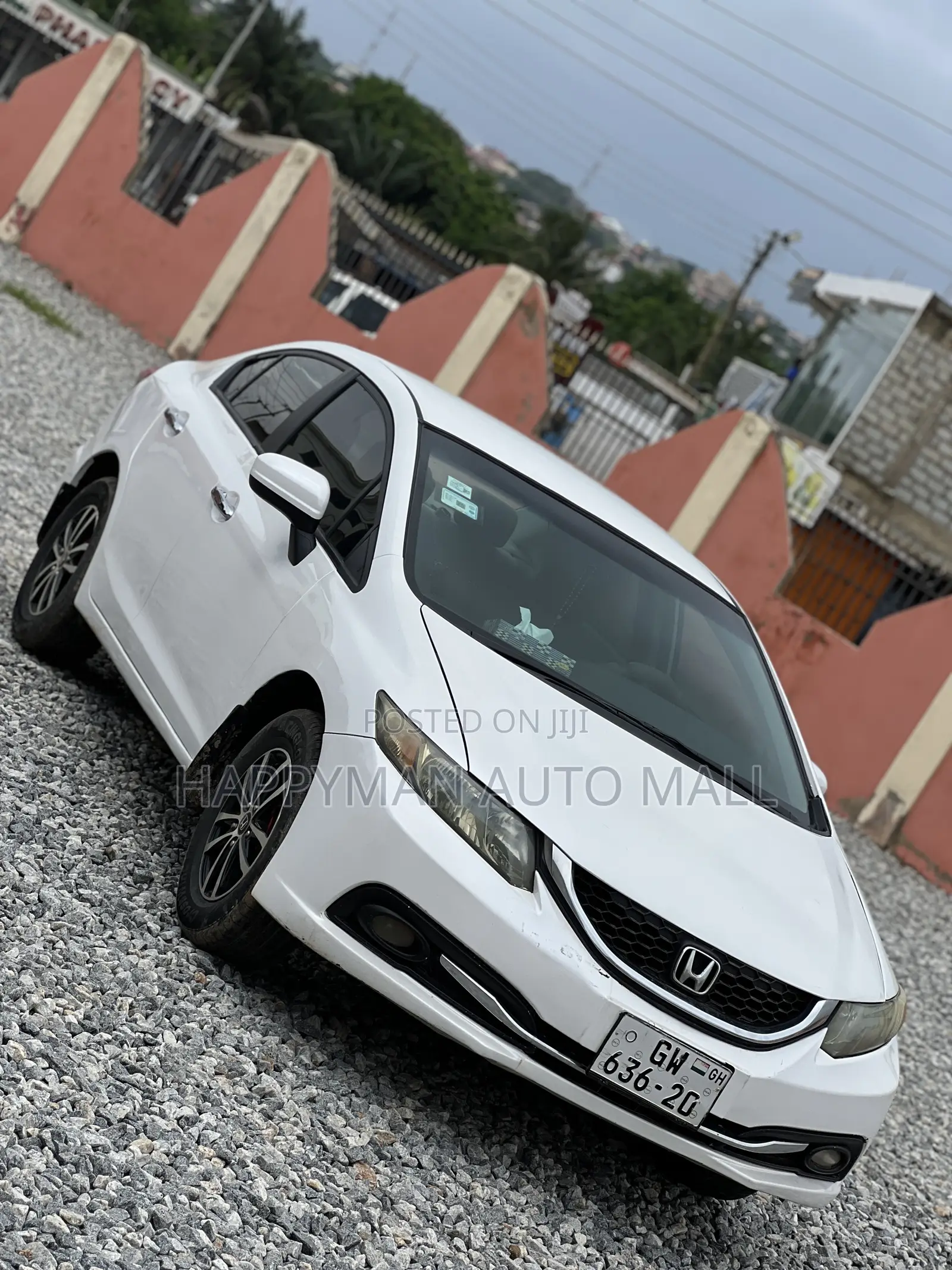 Honda Civic LX 4dr Sedan (1.8L 4cyl CVT) 2014 White