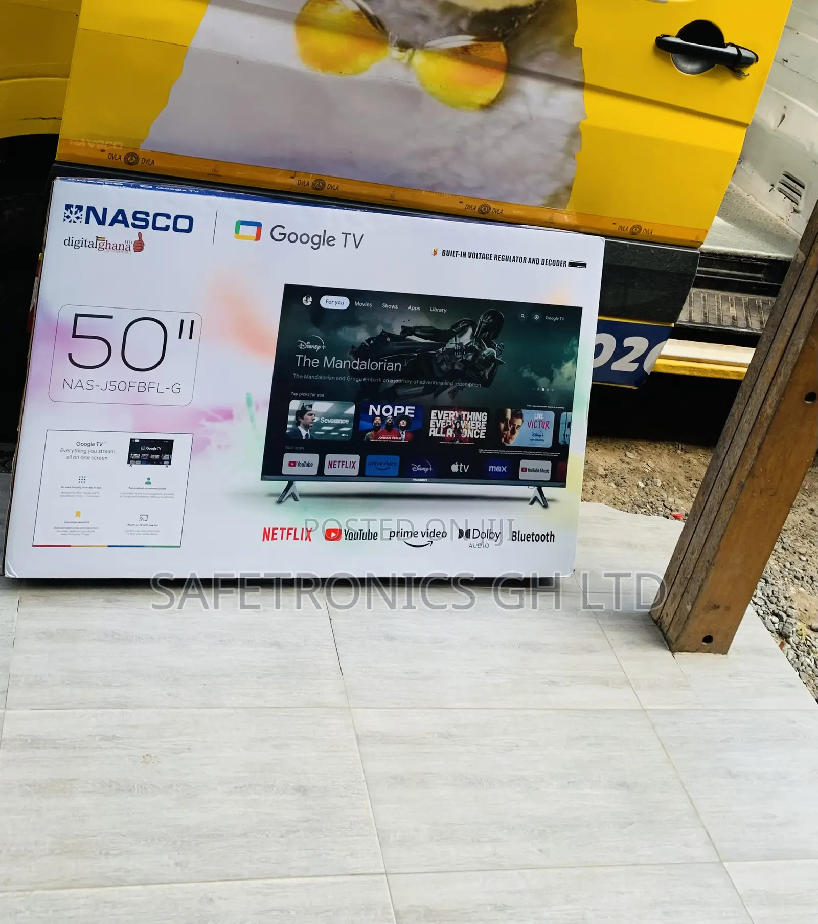 Most Quality Nasco 50”Uhd Smart Flat Vidaa-Nas-H50fs-Vid Television