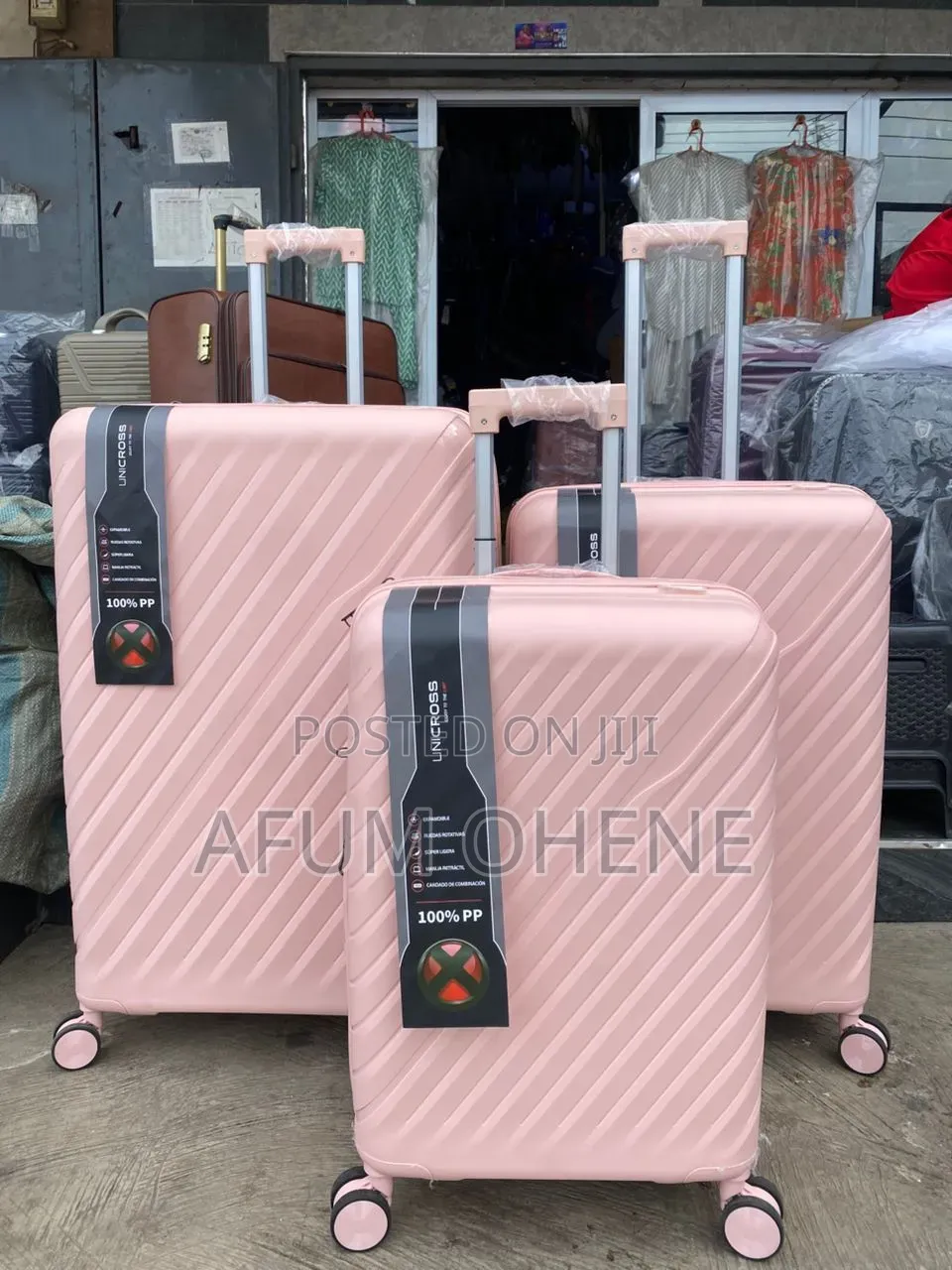 3 Set Concord Anticrack Antitheft Luggages / Travel Bags