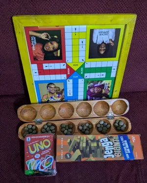 Oware , Ludo , Uno , Jenga