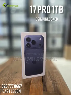 New Apple iPhone 17 Pro 1 TB Blue