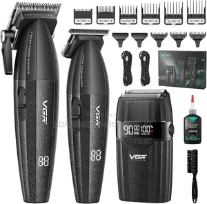 VGR 640 S3 3 in 1 Hair Cutting Kit, Hair Trimmer Foil Shavers Set