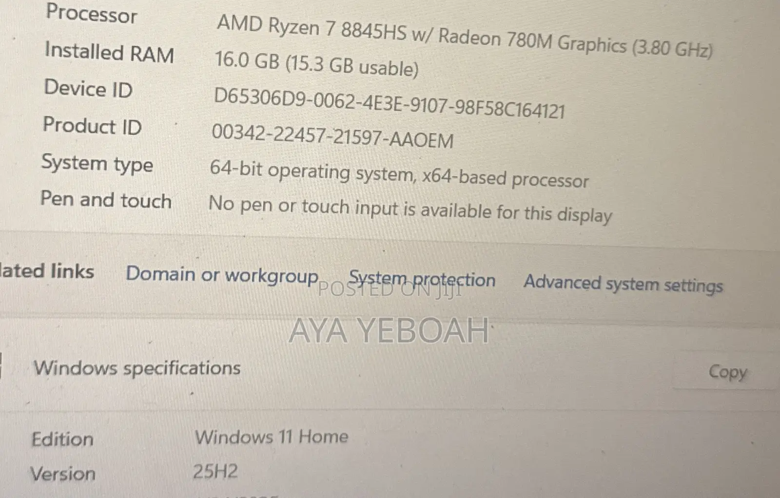 Laptop HP Victus 15 16GB AMD Ryzen 7 SSD 1T