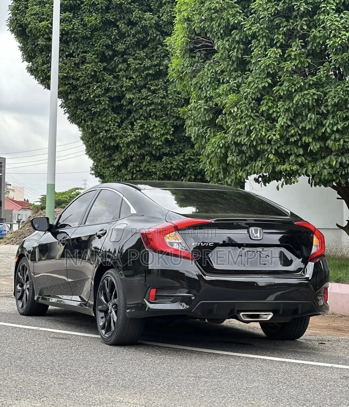 Honda Civic Sport Sedan 2020 Black