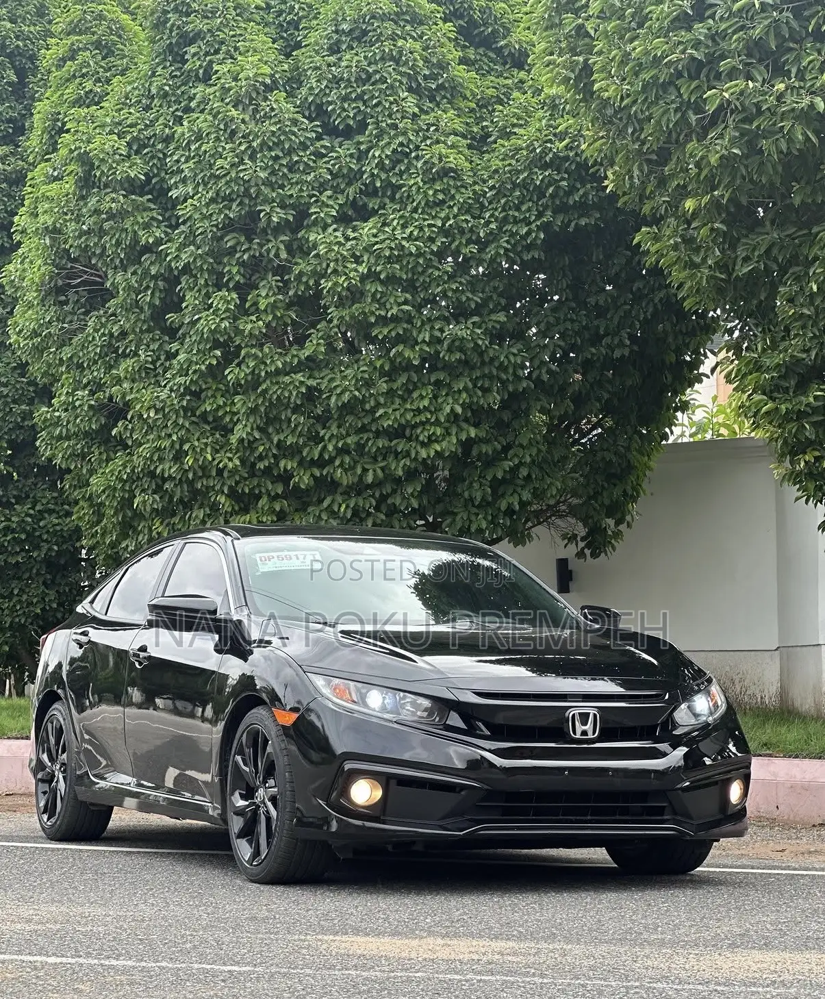 Honda Civic Sport Sedan 2020 Black