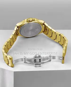 Tomi T301 Men's Quality and Versatile Quartz Watch-Gold