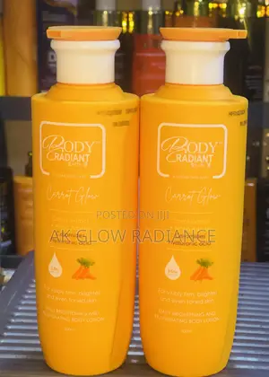 Body Radiant Korean Skin Care Carrot Glow Lotion