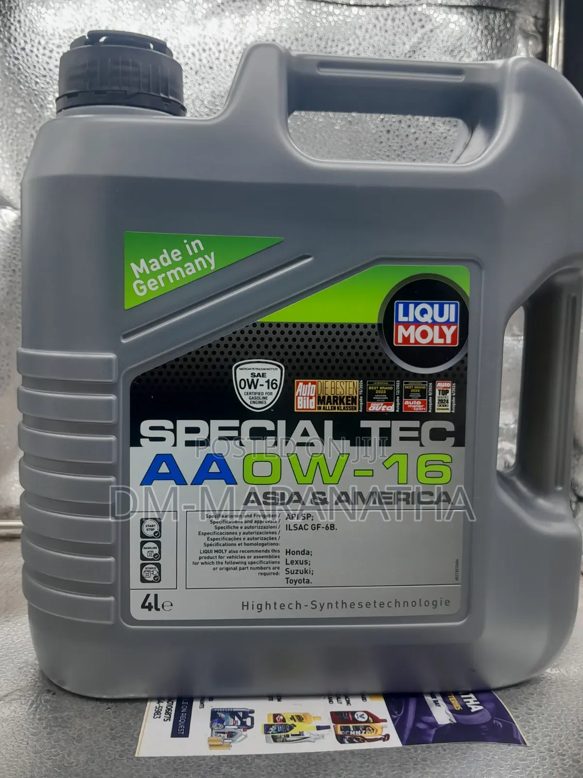 0w-16 4l Liqui Moly Synthetic Engine Oil From Germany