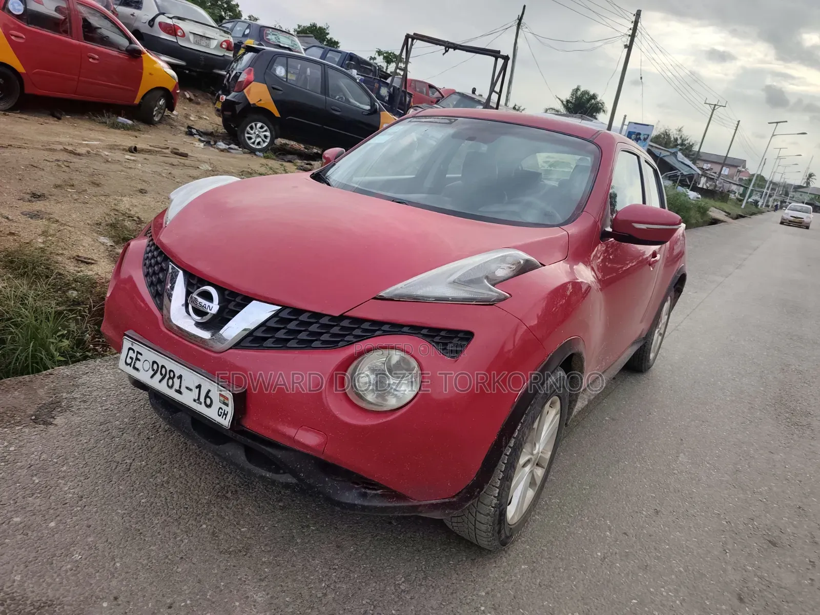 Nissan Juke 2016 Red
