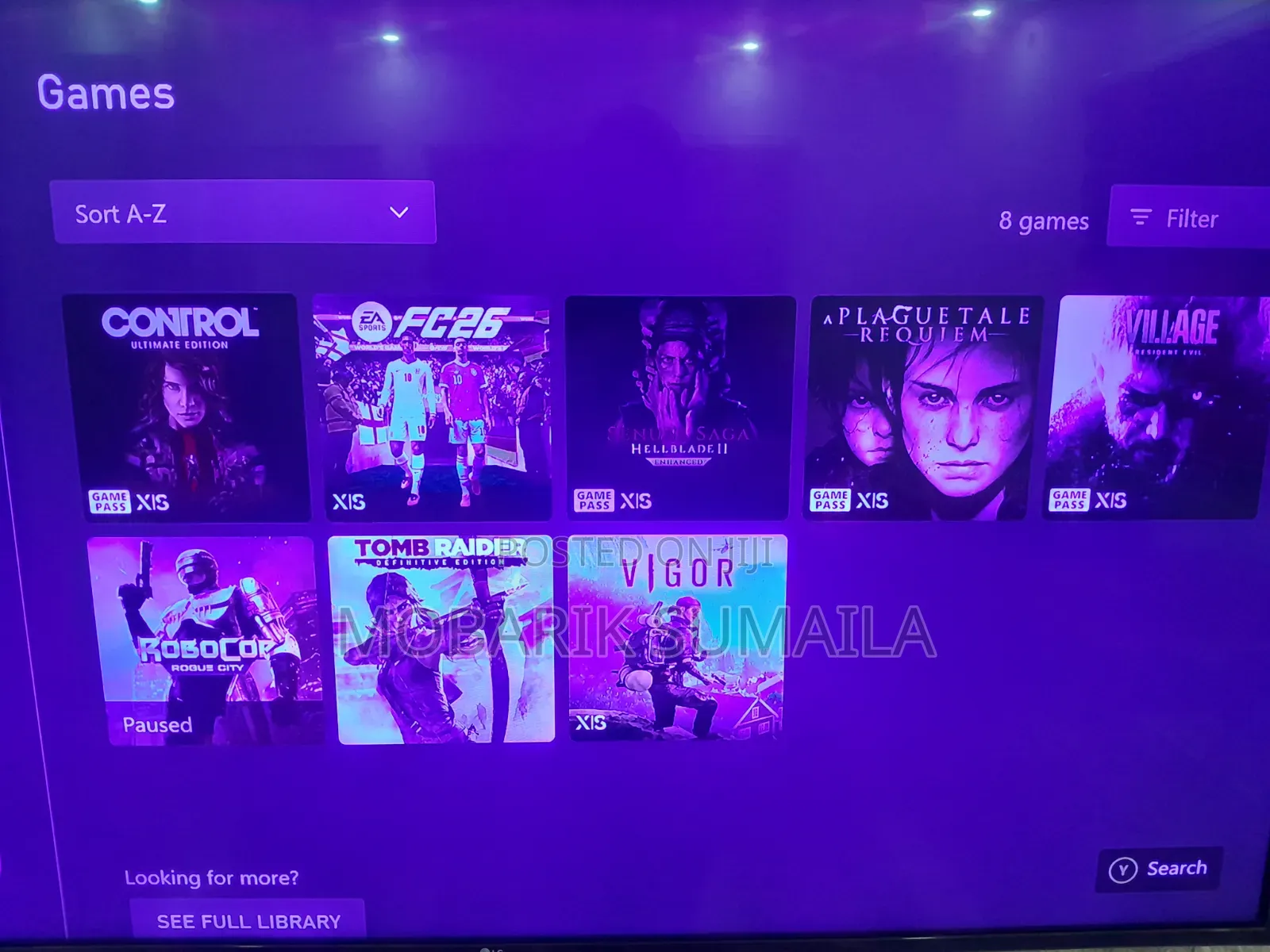 Xbox Series S With Games and 2 Months Gamepass Subscription Account