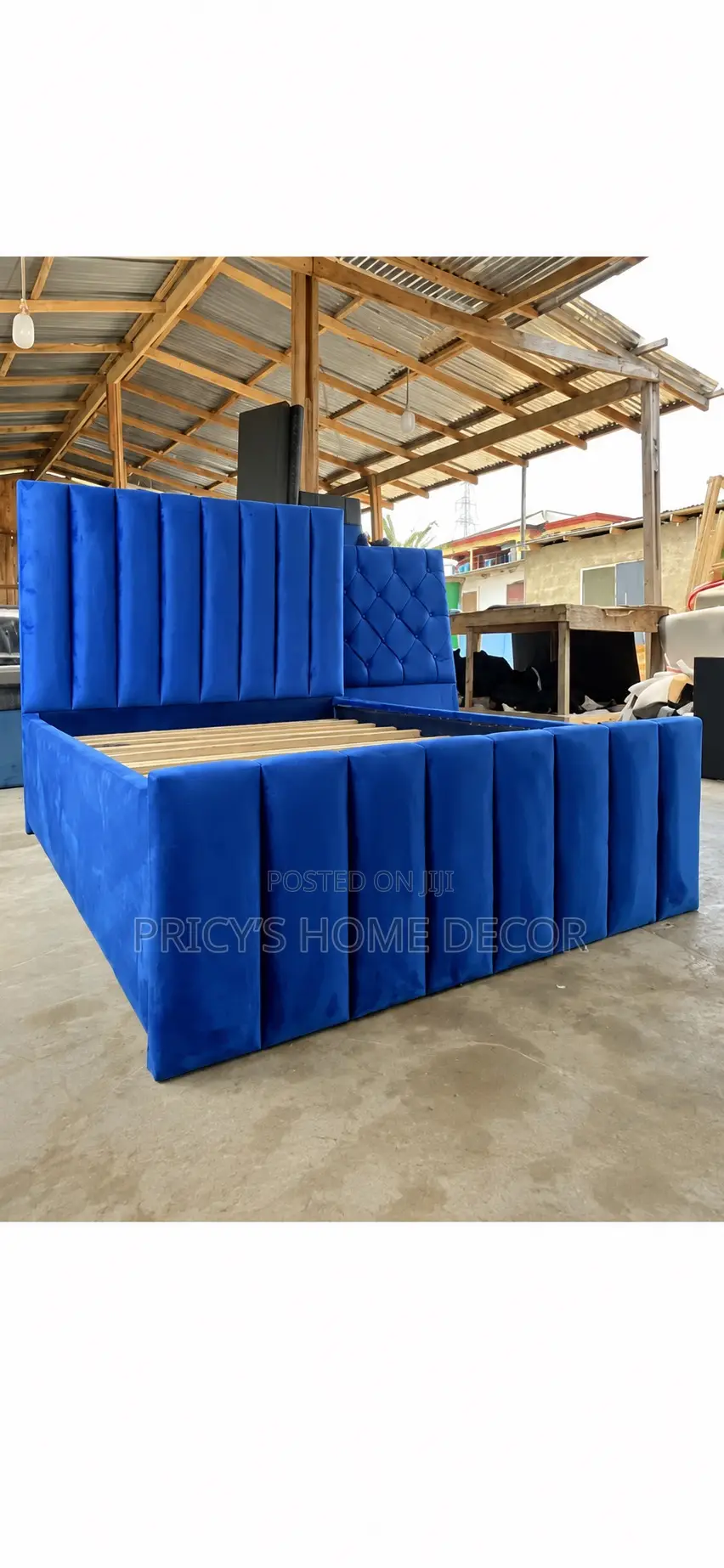 Pattern Double Foreign Bed Frame Luxury Style!
