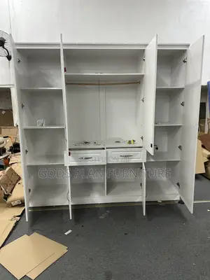 Four Doors Wooden Wardrobe (+4)