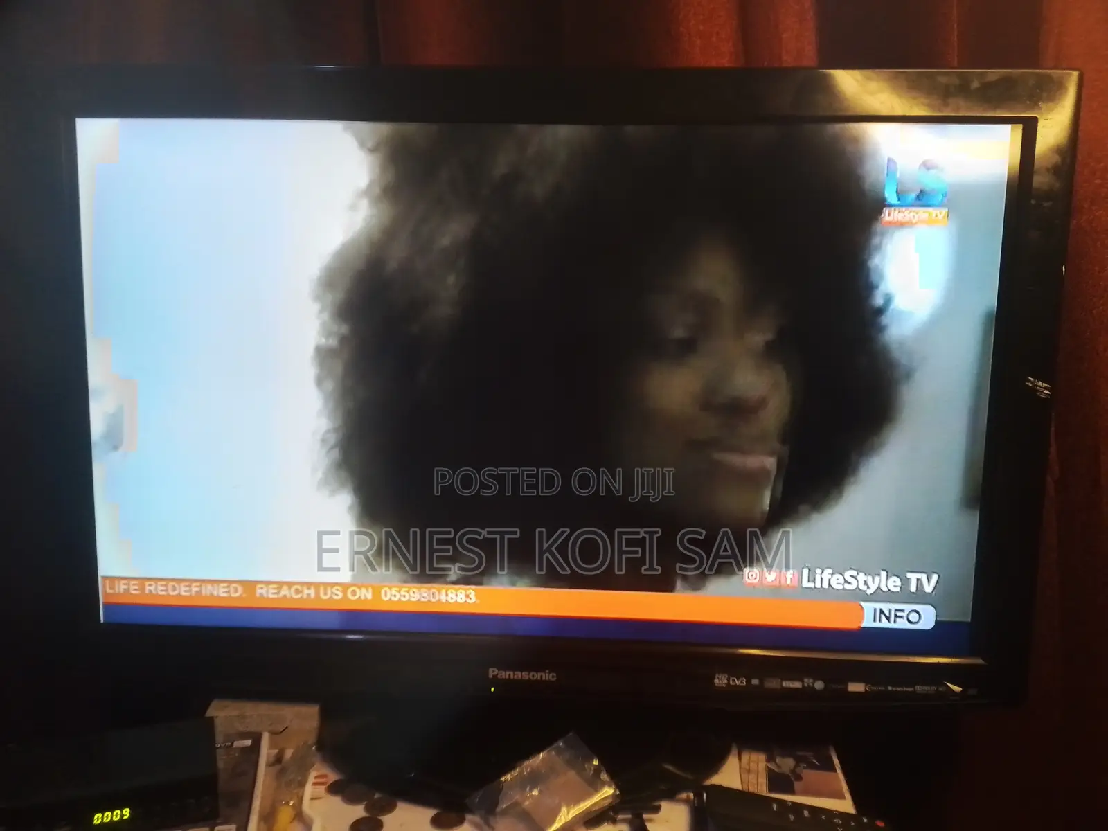 37inch Tv Full Digital Tv Panasonic, Remote