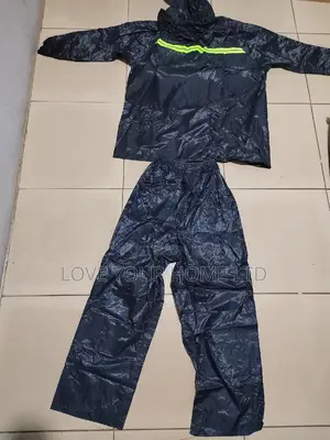 Raincoat Suit With Reflective Strip – Top & Down Rainwear